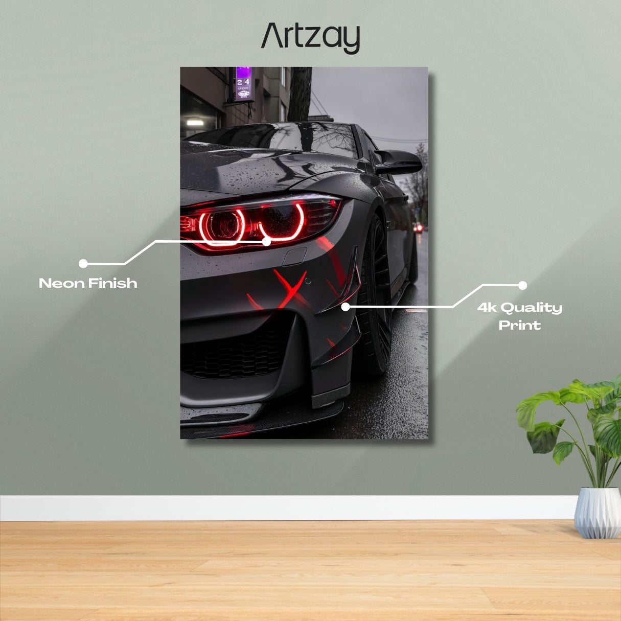 BMW M4 G82 Neon Poster β Iconic Glow Edition | 4K Print