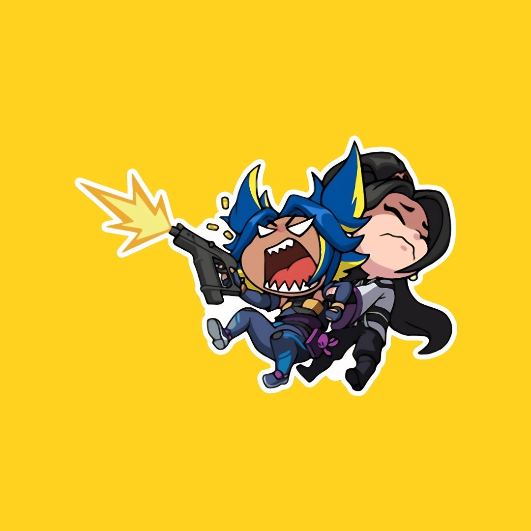 Hold back sticker