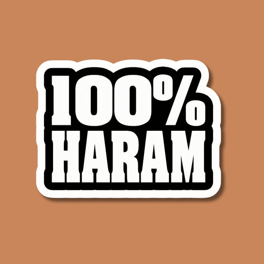 100%halal sticker