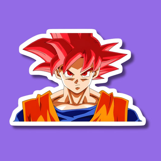 Super Saiyan God Form Sticker