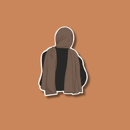Hijabi girl sticker