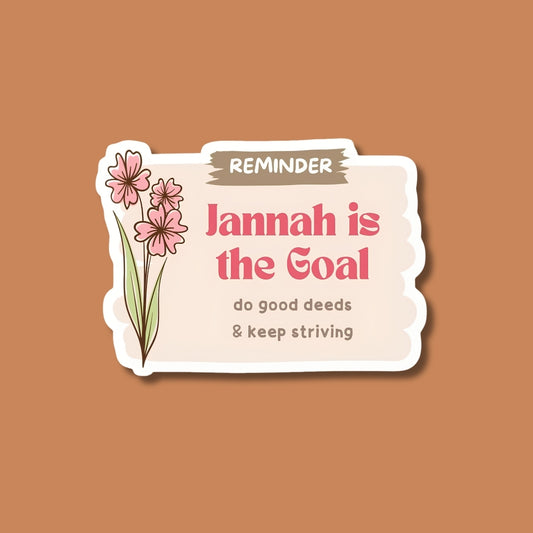 Jannah is goal Sticker