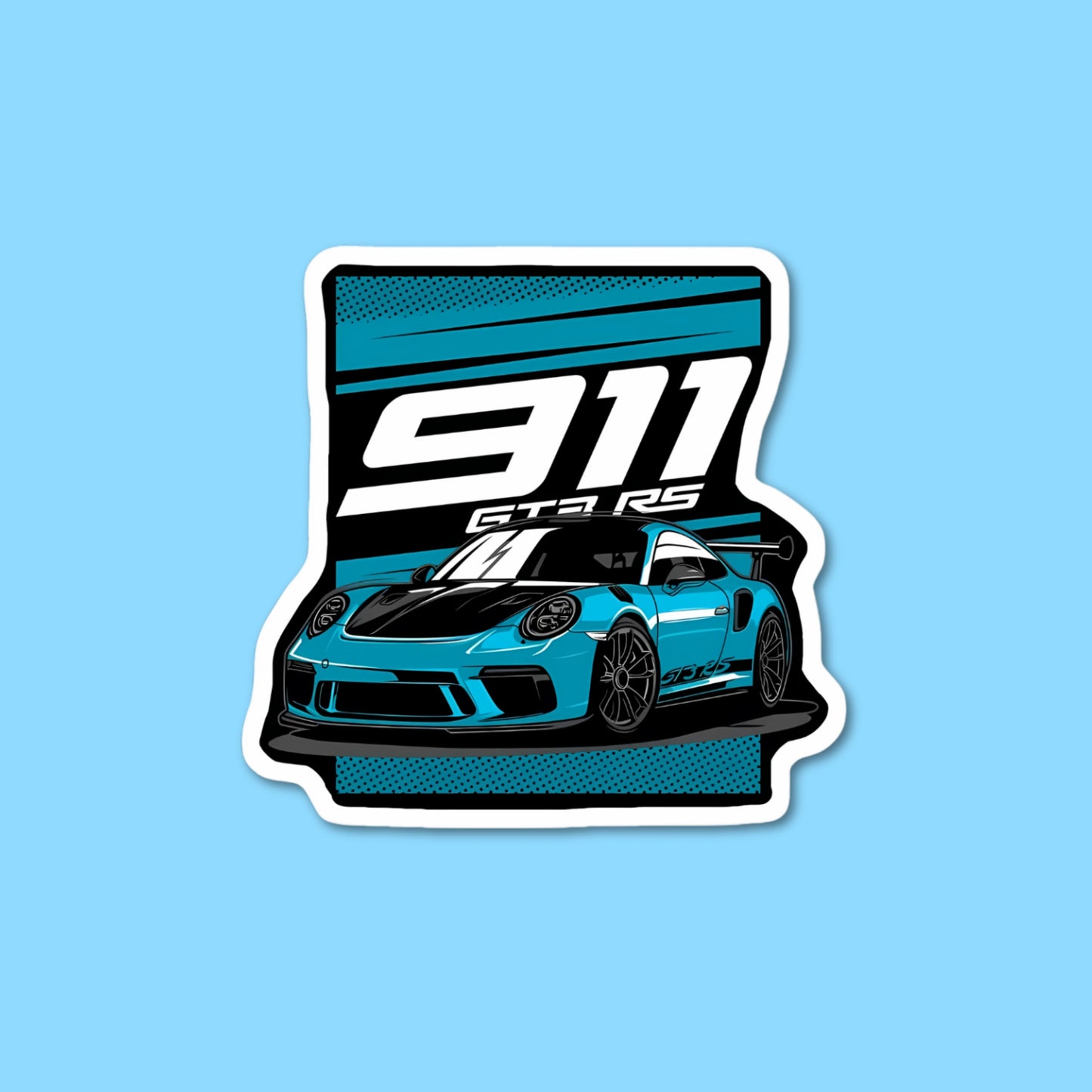 Porsche 911 Sticker