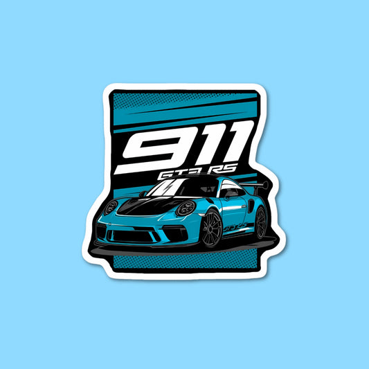 Porsche 911 Sticker