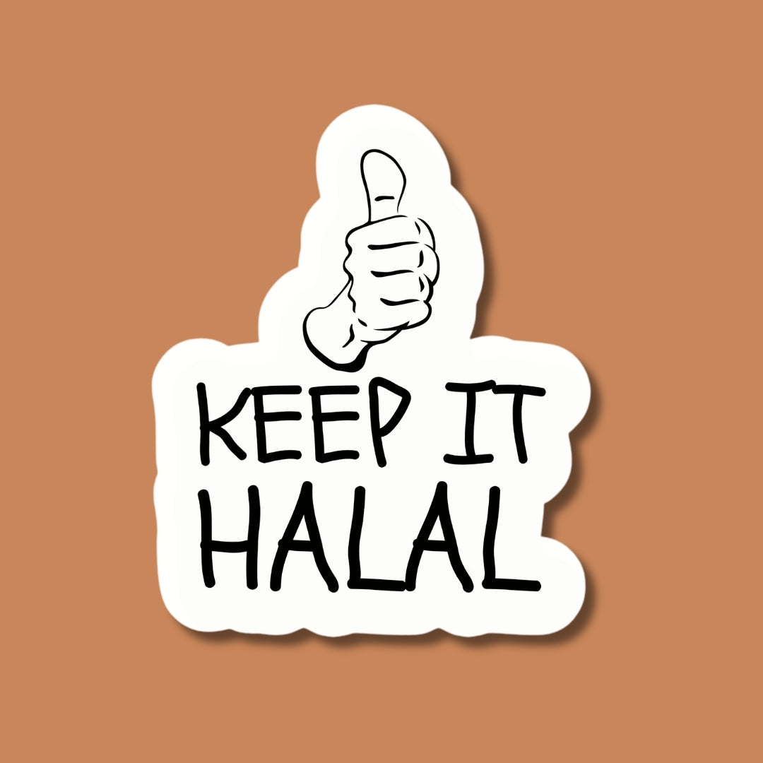 Keep it halal Sticker