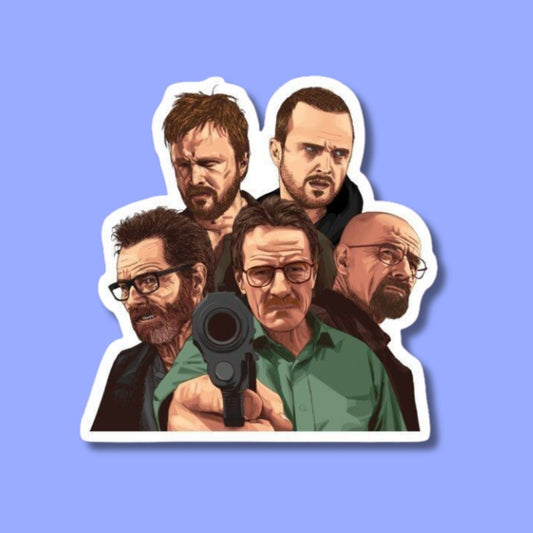 Breaking Bad Cast Sticker
