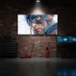 Captain America 3 Panel Wall Frame | Marvel Superhero Wall Art | 4K Waterproof Gaming Room & Office Decor