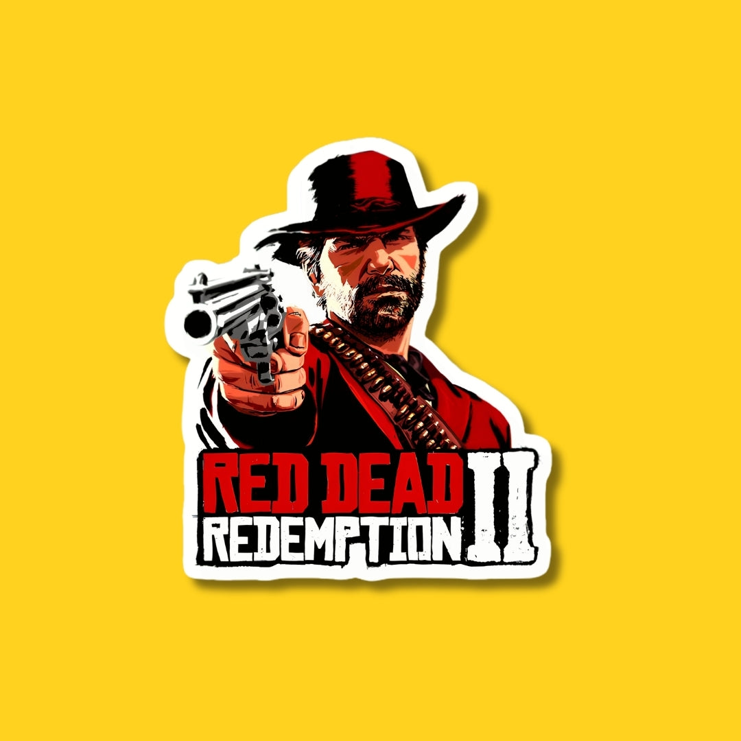 red death redemption sticker