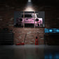 Porsche Racing Car 3 Panel Wall Frame | Pink Motorsport Wall Art | 4K Waterproof Supercar Decor for Gaming Room & Office