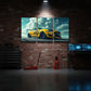 Ford Mustang Shelby GT350 3 Panel Wall Frames | Muscle Car Wall Art | 4K Waterproof & Fade-Proof Automotive Decor for Gaming Room, Office & Bedroom