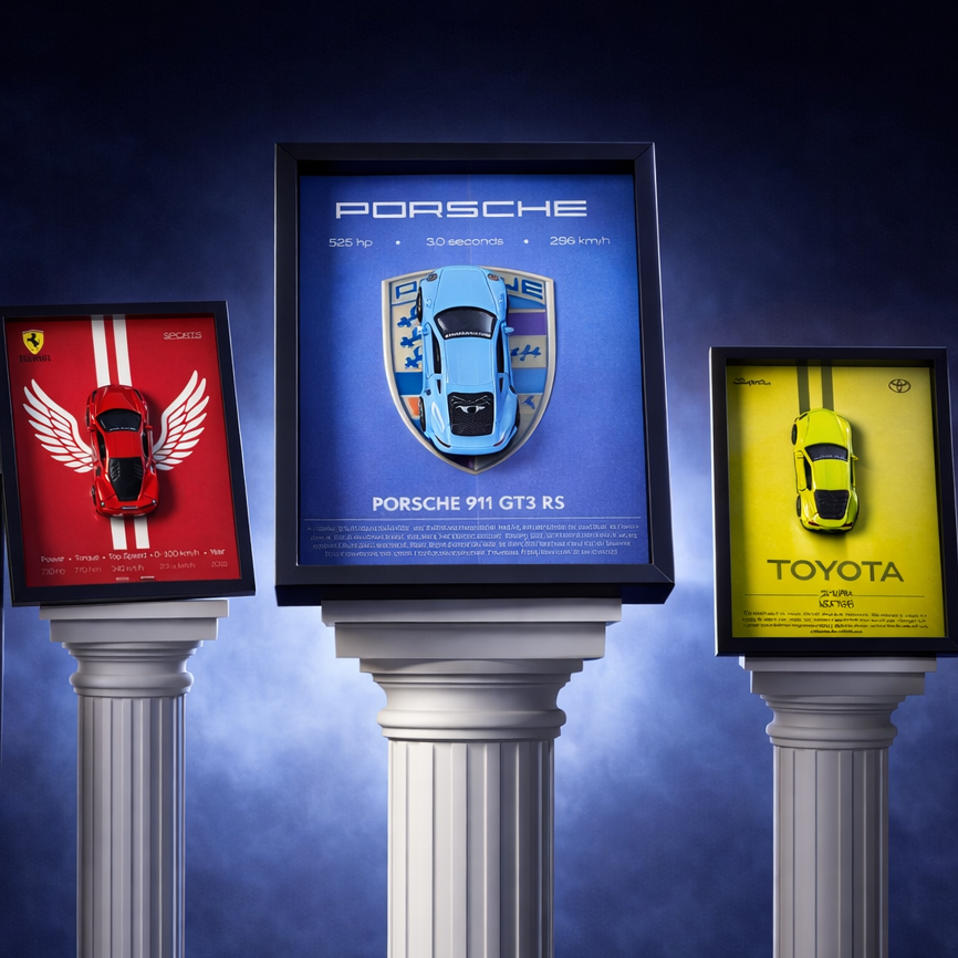 3D Car Frames